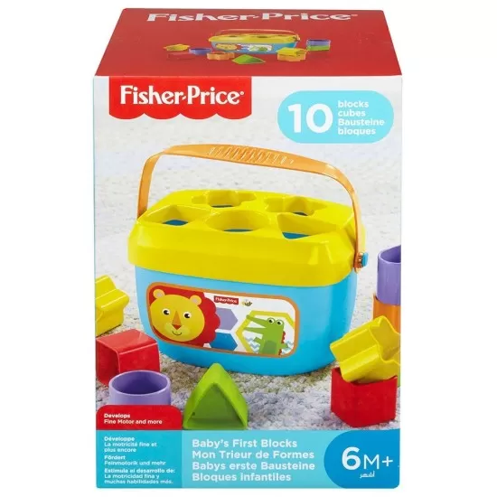 Jucarie cu sortator Fisher Price Primele cuburi Jucarie cu sortator Fisher Price Primele cuburi