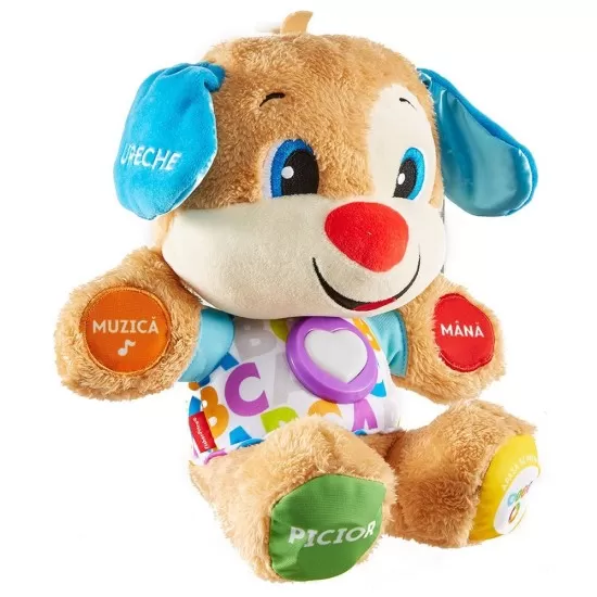 Jucarie intreractiva de plus Fisher Price - Catelusul vorbitor in limba romana