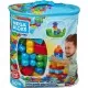 Cuburi de construit Fisher-Price Mega Blocks 60 piese Cuburi de construit Fisher-Price Mega Blocks 60 piese