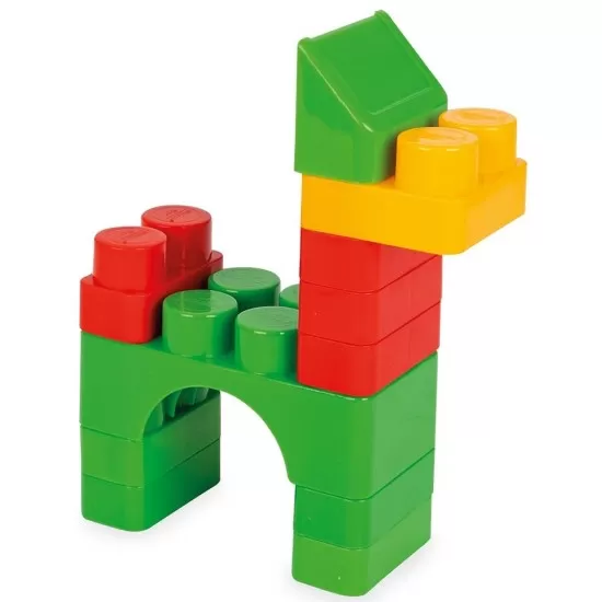 Cuburi de construit in cutie Jumbo Blocks Pilsan 166 piese Cuburi de construit in cutie Jumbo Blocks Pilsan 166 piese