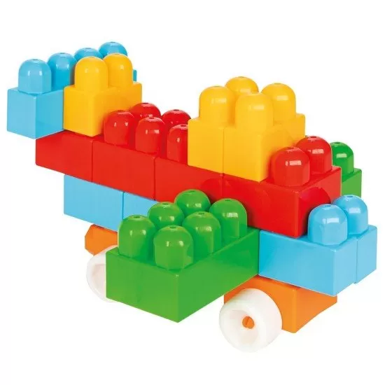 Cuburi de construit in cutie Super Blocks 95 piese Cuburi de construit in cutie Super Blocks 95 piese