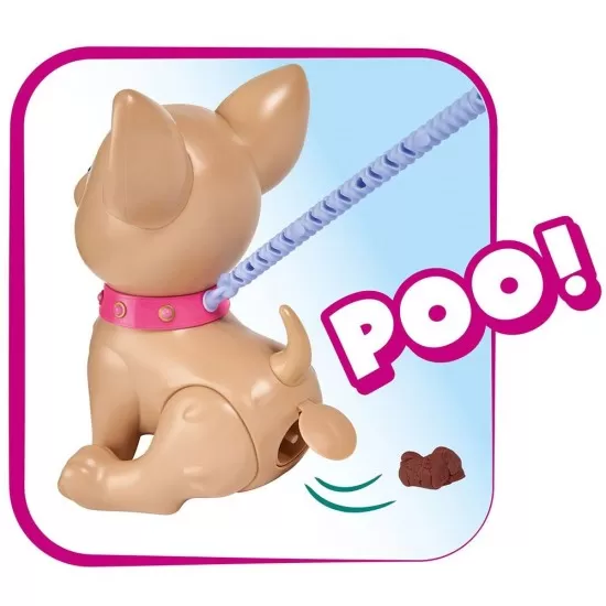 Jucarie Simba Caine Chi Chi Love Poo Puppy cu accesorii Jucarie Simba Caine Chi Chi Love Poo Puppy cu accesorii