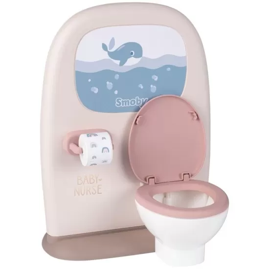 Jucarie Smoby Baby Nurse toaleta crem cu accesorii pentru papusi