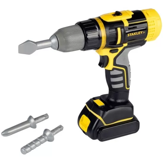 Jucarie Smoby Bormasina electronica Stanley cu accesorii Jucarie Smoby Bormasina electronica Stanley cu accesorii