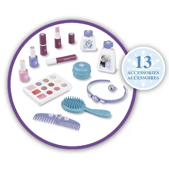 Jucarie Smoby Gentuta cosmetica Frozen Beauty Vanity cu accesorii Jucarie Smoby Gentuta cosmetica Frozen Beauty Vanity cu accesorii