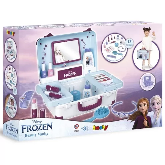 Jucarie Smoby Gentuta cosmetica Frozen Beauty Vanity cu accesorii Jucarie Smoby Gentuta cosmetica Frozen Beauty Vanity cu accesorii