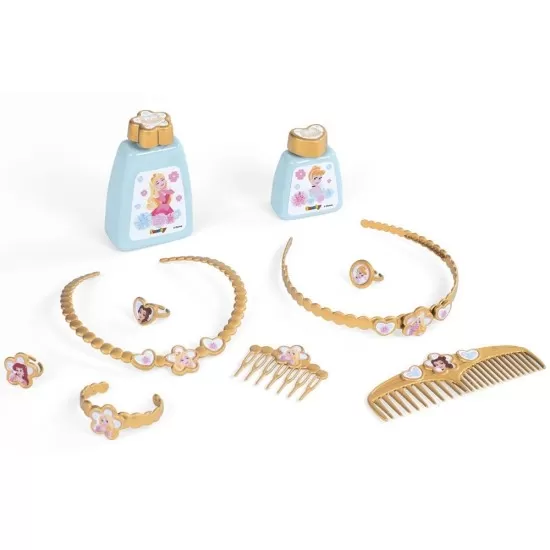 Jucarie Smoby Masuta de machiaj Disney Princess 2 in 1 roz cu accesorii Jucarie Smoby Masuta de machiaj Disney Princess 2 in 1 roz cu accesorii