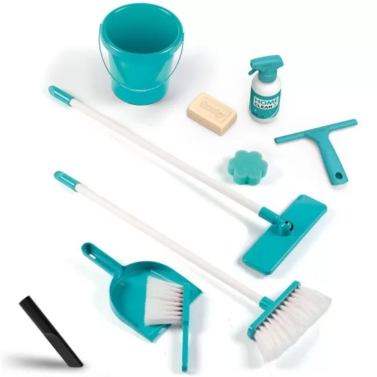 Jucarie Smoby set curatenie cu troller si aspirator electronic Rowenta negru Jucarie Smoby set curatenie cu troller si aspirator electronic Rowenta negru