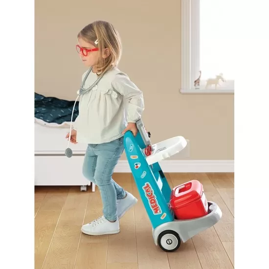 Set de joaca doctor cu carucior si accesorii Smoby Set de joaca doctor cu carucior si accesorii Smoby