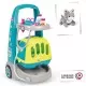 Set de joaca veterinar cu carucior si pisica Smoby Set de joaca veterinar cu carucior si pisica Smoby