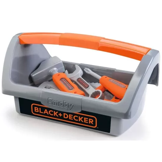 Jucarie Smoby Trusa Black & Decker cu 6 unelte Jucarie Smoby Trusa Black & Decker cu 6 unelte