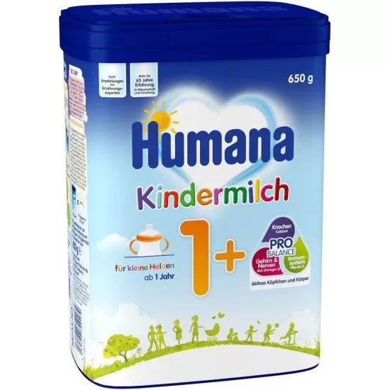 Lapte praf Humana Kindermilch 1+ de la 1 an 650 g Lapte praf Humana Kindermilch 1+ de la 1 an 650 g