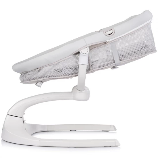 Leagan electric bebelusi cu 5 viteze de leganare, melodii si conectare Bluetooth Chipolino E-Sway Granite