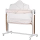 Leagan electric si patut pentru copii Chipolino Ultima cu laterala culisanta Beige