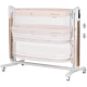 Leagan electric si patut pentru copii Chipolino Ultima cu laterala culisanta Beige