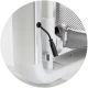 Leagan electric si patut pentru copii Chipolino Ultima cu laterala culisanta Grey