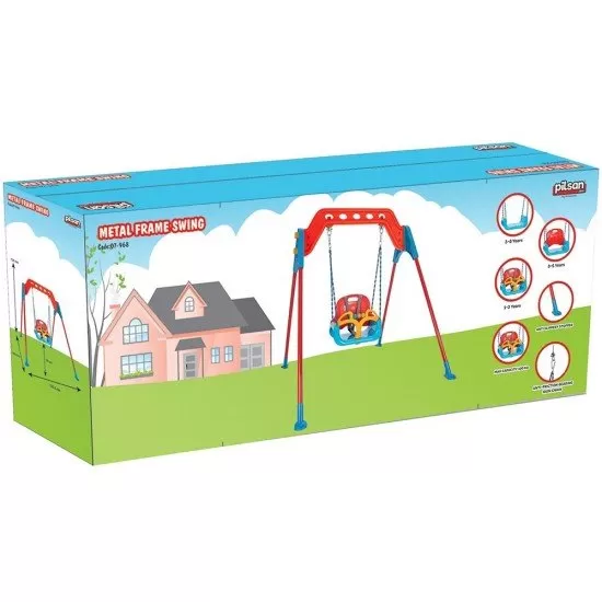 Leagan pentru copii Pilsan Samba A-Frame Swing cu cadru metalic Leagan pentru copii Pilsan Samba A-Frame Swing cu cadru metalic