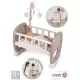 Leagan pentru papusa Smoby Baby Nurse maro cu carusel Leagan pentru papusa Smoby Baby Nurse maro cu carusel