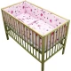 Lenjerie patut Hubners Kitty Floricele 5 piese roz Lenjerie patut Hubners Kitty Floricele 5 piese roz