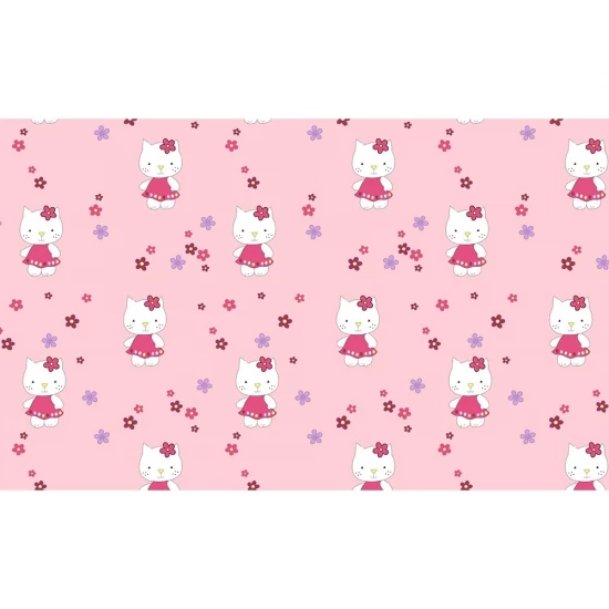 Lenjerie patut Hubners Kitty Floricele 5 piese roz Lenjerie patut Hubners Kitty Floricele 5 piese roz