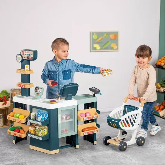 Magazin pentru copii Smoby Maxi Market cu 50 accesorii Magazin pentru copii Smoby Maxi Market cu 50 accesorii