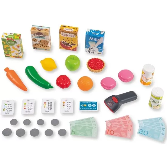 Magazin pentru copii Smoby Super Market cu 42 accesorii Magazin pentru copii Smoby Super Market cu 42 accesorii