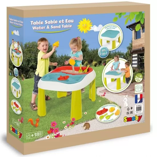 Masa de joaca Smoby 2 in 1 nisip si apa