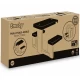 Masa de picnic cu doua banci Smoby Life pentru casuta verde