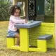 Masa de picnic cu doua banci pentru casuta de joaca Smoby