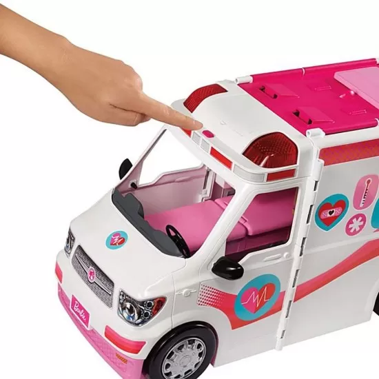 Masina ambulanta Barbie by Mattel I can be Clinica mobila 2 in 1 Masina ambulanta Barbie by Mattel I can be Clinica mobila 2 in 1