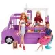 Masina Barbie Rulota cu mancare si accesorii Masina Barbie Rulota cu mancare si accesorii