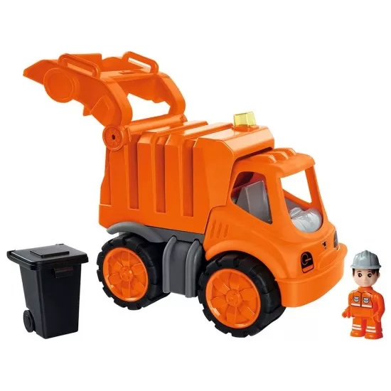 Masina de gunoi Big Power Worker Garbage Truck cu figurina Masina de gunoi Big Power Worker Garbage Truck cu figurina