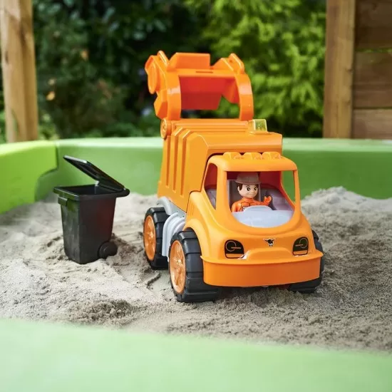 Masina de gunoi Big Power Worker Garbage Truck cu figurina Masina de gunoi Big Power Worker Garbage Truck cu figurina