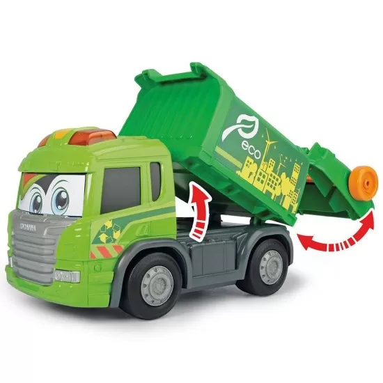 Masina de gunoi cu sunete si lumini Simba ABC Scania Gary Garbage