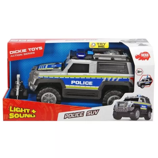 Masina de politie Dickie Toys Police SUV cu accesorii Masina de politie Dickie Toys Police SUV cu accesorii