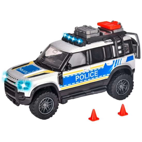 Masina de politie Majorette Land Rover cu lumini si sunete Masina de politie Majorette Land Rover cu lumini si sunete