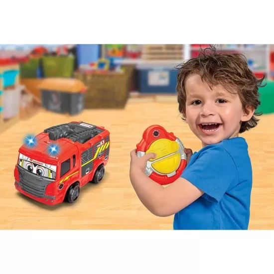 Masina de pompieri Dickie Toys Happy Fire Truck cu telecomanda Masina de pompieri Dickie Toys Happy Fire Truck cu telecomanda