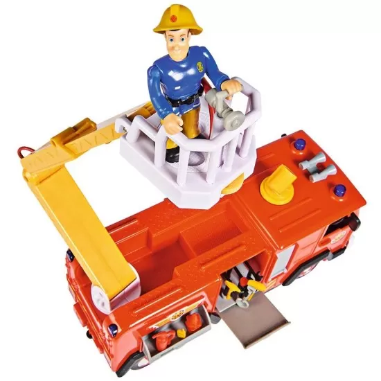 Masina de pompieri Simba Fireman Sam Mega Deluxe Jupiter cu 2 figurine si accesorii Masina de pompieri Simba Fireman Sam Mega Deluxe Jupiter cu 2 figurine si accesorii