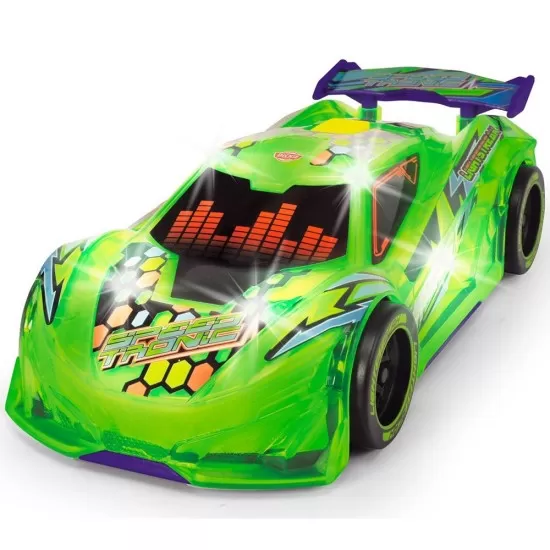 Masina Dickie Toys Speed Tronic 20 cm verde cu lumini si sunete Masina Dickie Toys Speed Tronic 20 cm verde cu lumini si sunete
