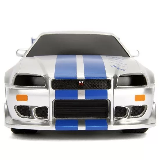 Masina Jada Toys Fast and Furious Nissan Skyline GTR 1:24 cu telecomanda Masina Jada Toys Fast and Furious Nissan Skyline GTR 1:24 cu telecomanda