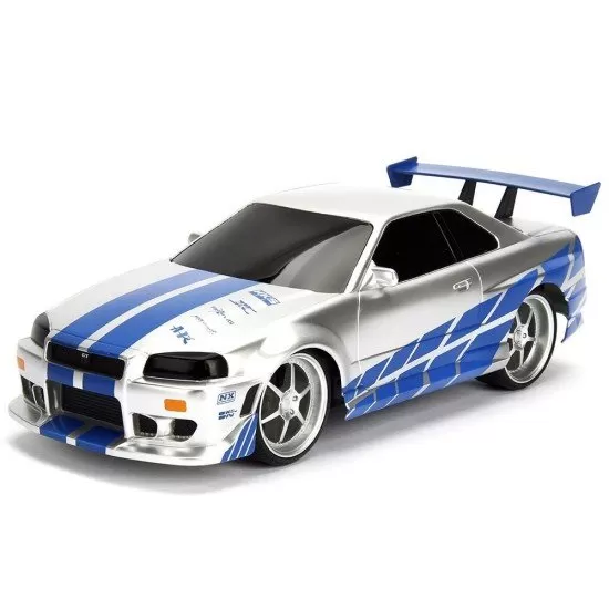 Masina Jada Toys Fast and Furious Nissan Skyline GTR 1:24 cu telecomanda Masina Jada Toys Fast and Furious Nissan Skyline GTR 1:24 cu telecomanda