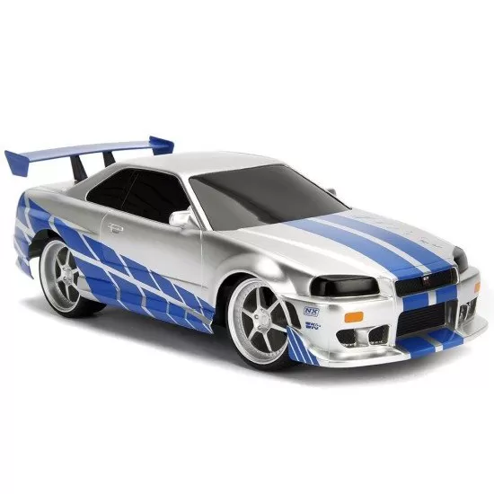 Masina Jada Toys Fast and Furious Nissan Skyline GTR 1:24 cu telecomanda Masina Jada Toys Fast and Furious Nissan Skyline GTR 1:24 cu telecomanda