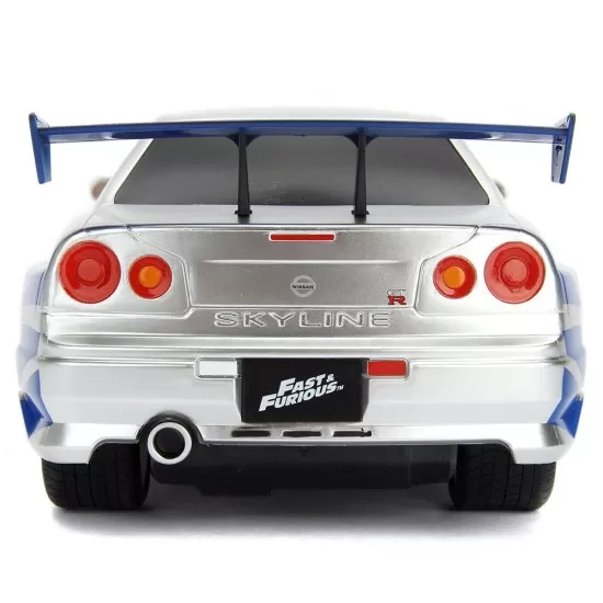 Masina Jada Toys Fast and Furious Nissan Skyline GTR cu telecomanda Masina Jada Toys Fast and Furious Nissan Skyline GTR cu telecomanda