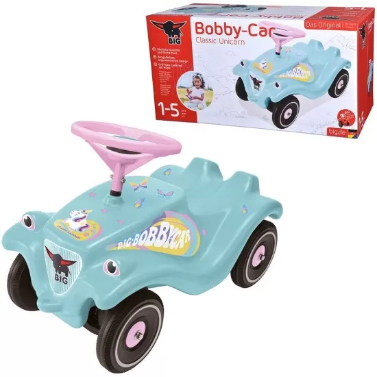 Masinuta de impins Big Bobby Car Classic Unicorn Masinuta de impins Big Bobby Car Classic Unicorn