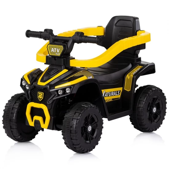 Masinuta de impins Chipolino ATV cu maner Yellow