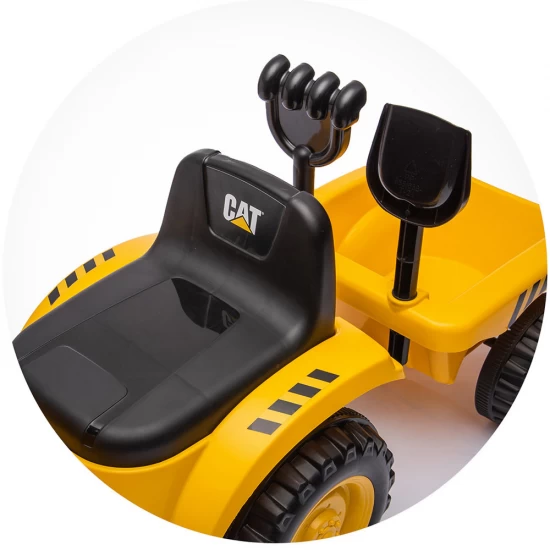 Masinuta fara pedale Chipolino CAT Tractor Yellow