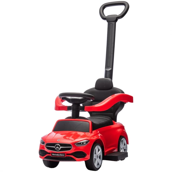 Masinuta de impins Chipolino Mercedes Benz C-Class cu maner Red