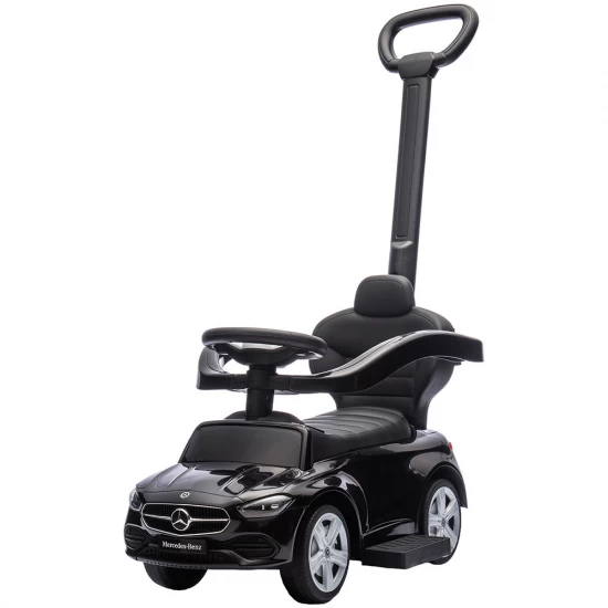 Masinuta de impins Chipolino Mercedes Benz C-Class cu maner Black