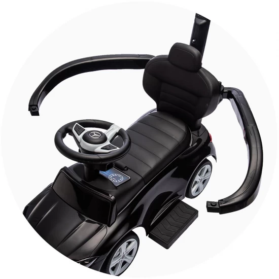 Masinuta de impins Chipolino Mercedes Benz C-Class cu maner Black