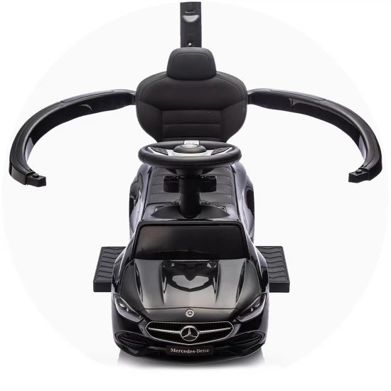 Masinuta de impins Chipolino Mercedes Benz C-Class cu maner Black